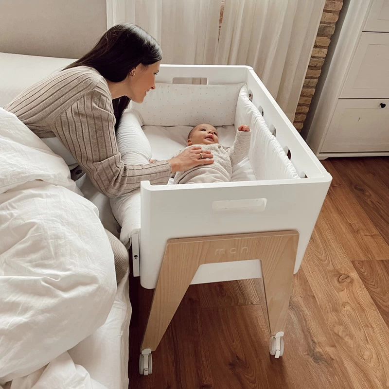 Berceau Cododo Lulu MICUNA Blanc/waterwood 2 Berceau Cododo Lulu MICUNA Blanc/waterwood – Image 2