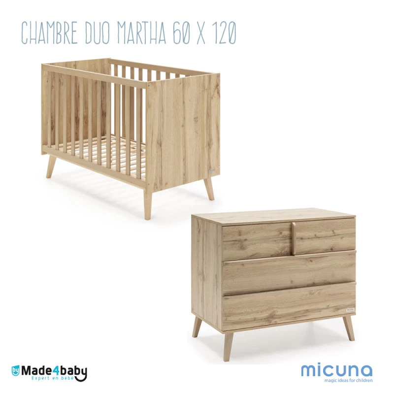 Chambre Duo Martha Avec Lit 60x120 MICUNA 1 Chambre Duo Martha Avec Lit 60x120 MICUNA