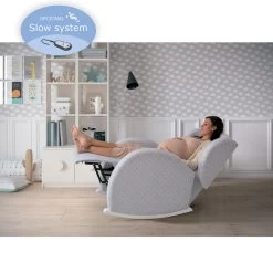 Fauteuil à Bascule Lactancia Flor Slow System Tissu -Magasin MICUNA fauteuil a bascule