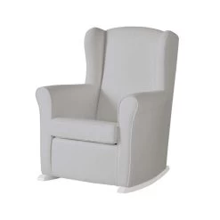Fauteuil à Bascule Nanny MICUNA Similicuir Gris