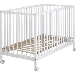 Lit Bébé à Barreaux Mountain Blanc (60 X 120 Cm)