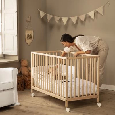 Lit Bébé à Barreaux Mountain Bois (60 X 120 Cm) 2 Lit Bébé à Barreaux Mountain Bois (60 X 120 Cm) – Image 2