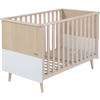 Lit Bébé à Barreaux Nature (60 X 120 Cm) 1 Lit Bébé à Barreaux Nature (60 X 120 Cm)