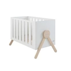 Lit Bébé Blanc 60 X 120 Cm