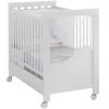 Lit Bébé évolutif Dolce Luce Relax Plus Blanc Avec éclairage LED (60 X 120 Cm)