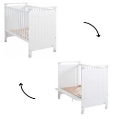 Magasin MICUNA 10 Lit Bébé évolutif Occitane (60 X 120 Cm)