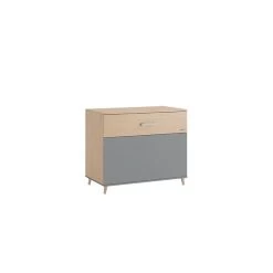 Chambre Trio Nature Avec Lit 70x140 MICUNA Waterwood Gris -Magasin MICUNA trio nature 70x140 4