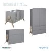 Chambre Trio Swing Avec Lit 60x120 MICUNA Gris