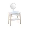 Lavabo Micussori Micuna Blanc White/Bois Naturel